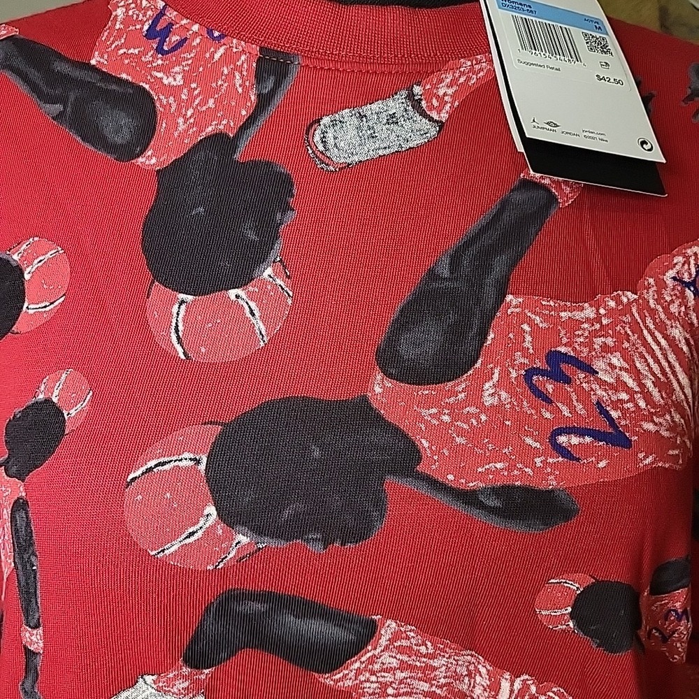 NEW NIKE Air Jordan Artist Series by Parker Duncan T-Shirt Women's Medium NWT - Picture 2 of 8
